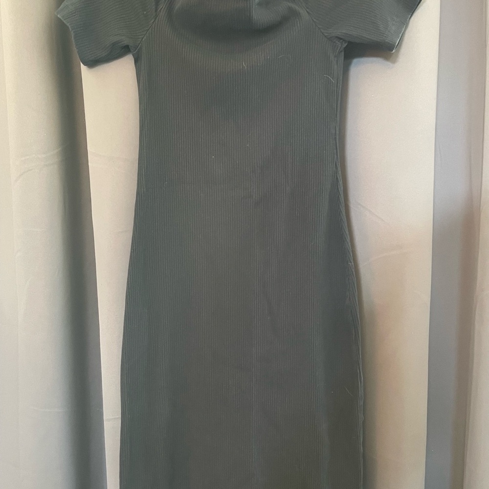 Target Women's Midi Dress in Forest Green